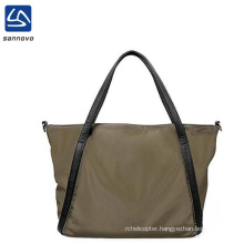 Wholesale durable design fashion nylon ladies tote bag